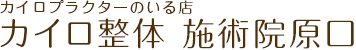 東松山の整体・カイロプラクティックならカイロ整体施術院原口へ